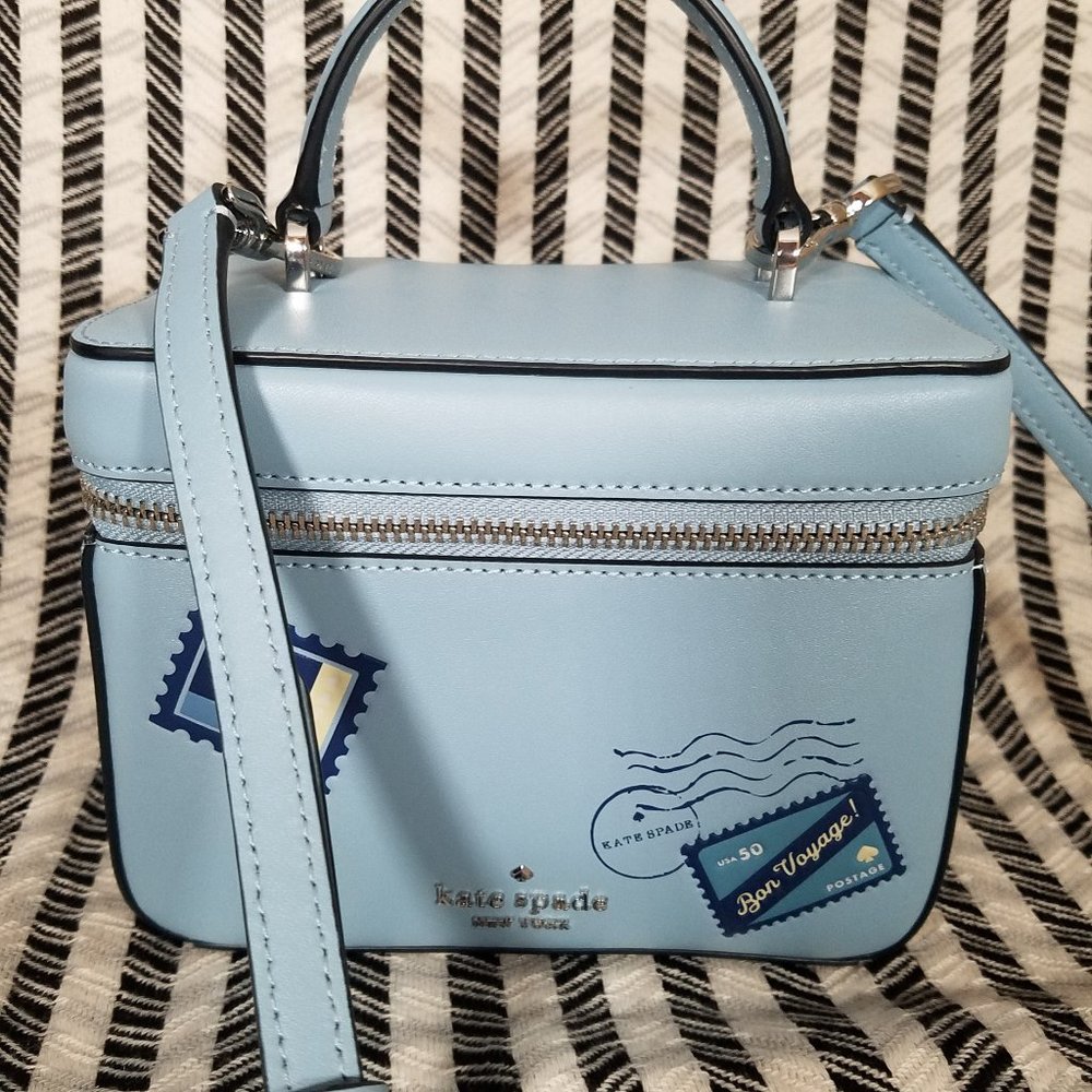 Kate Spade Trunk Crossbody Off the Grid FreshWater - Picture 1 of 14